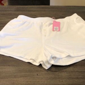Target c Stoney clover lane White Terry shorts size 1x